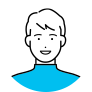 20代男性のイラスト