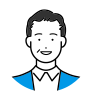 50代男性のイラスト