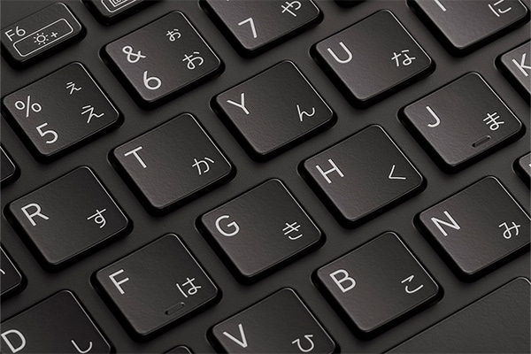 指先にフィットするキートップのイメージ