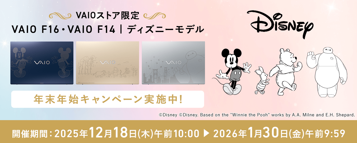 VAIO F16/F14 �f�B�Y�j�[���f��